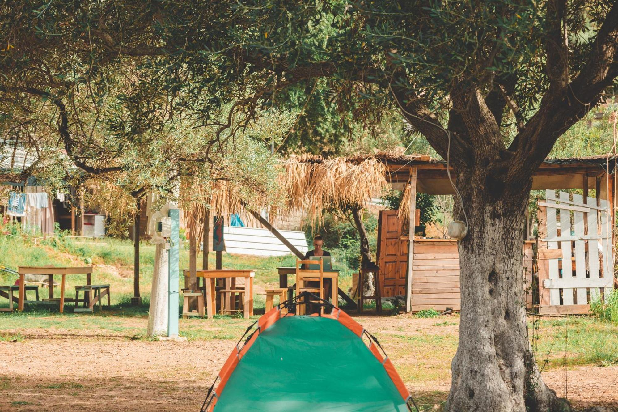 Olive Camping Himare Bagian luar foto